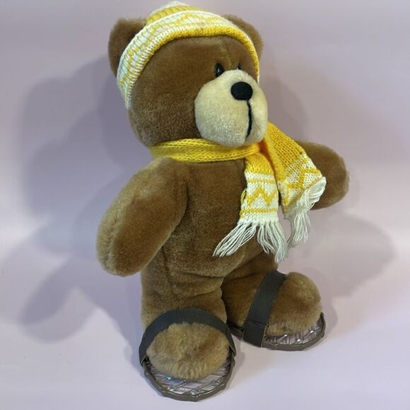 1988 Dakin Hand Crafted Snow Time Bear Plush - Snowshoes - Good Housekeeping EUC - Picture 5 of 11
